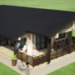 Бунгало на 3 спальни